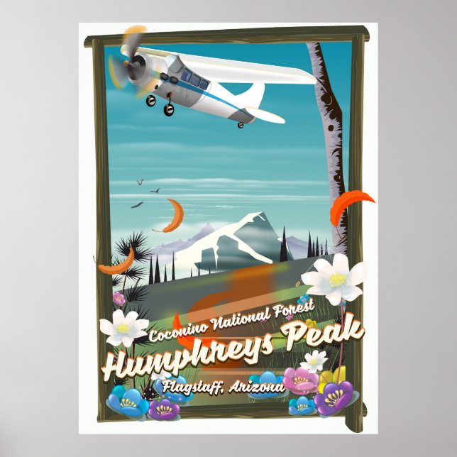 Humphreys Peak,Humphreys Peak,Flagstaff,Arizona Poster (Front)