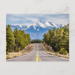 humphrey's peak mount in arizona near flagstaff postcard
