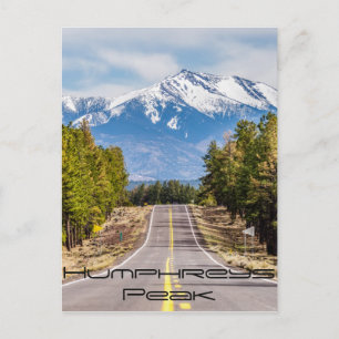humphrey's peak mount in arizona near flagstaff postcard