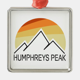 Humphreys Peak Retro Metal Tree Decoration