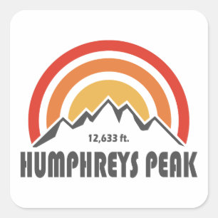 Humphreys Peak Square Sticker