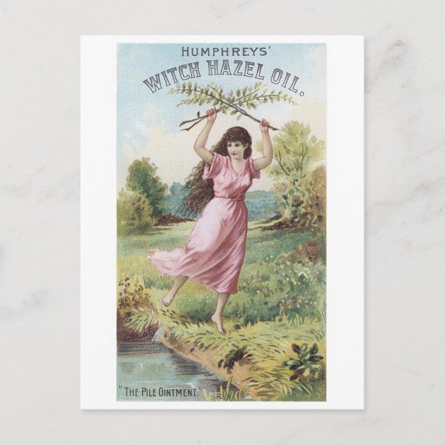 Humphrey's Witch Hazel OIl Postcard (Front)