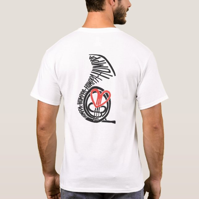 Humppa Love Red Back T-shirt (Back)