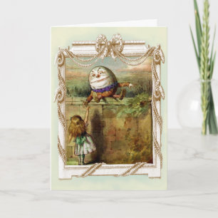 Humpty Dumpty and Alice Thank you Card
