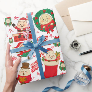 Humpty Dumpty Christmas Cute Wrapping Paper