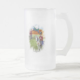 HUMPTY DUMPTY FROSTED GLASS BEER MUG
