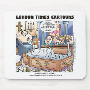Humpty Dumpty Funeral Funny Gifts Tees Collectable Mouse Mat
