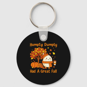 Humpty Dumpty Had A Great Fall Halloween Thanksgiv Key Ring
