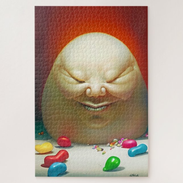 Humpty Dumpty Had a Great Jelly Bean Collection Jigsaw Puzzle (Vertical)