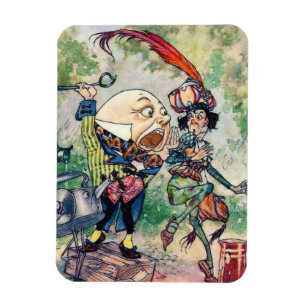 Humpty Dumpty in Wonderland Magnet