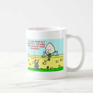 humpty dumpty insurance coffee mug