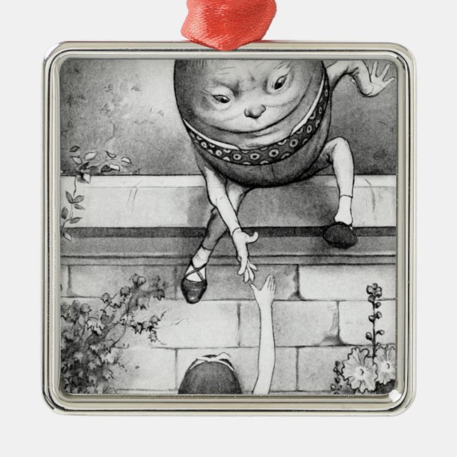 Humpty Dumpty Metal Tree Decoration (Front)