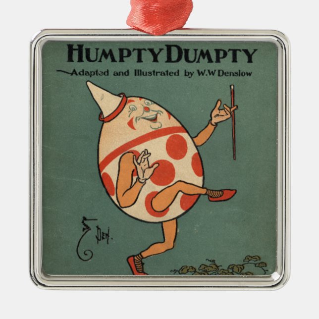 Humpty Dumpty Metal Tree Decoration (Front)