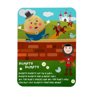 Humpty Dumpty Nursery Rhyme Magnet