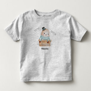 Humpty Dumpty Personalised Toddler T-shirt