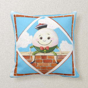 Humpty Dumpty Cushions Decorative Throw Cushions Zazzle Uk