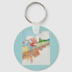 Humpty Dumpty sat on a wall Key Ring