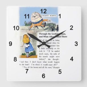 Humpty Dumpty Square Wall Clock