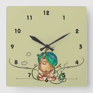 Humpty Dumpty Square Wall Clock