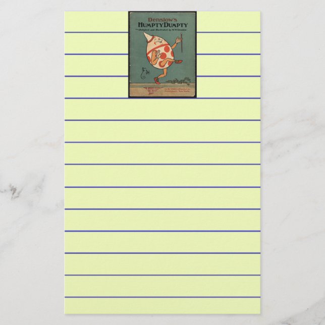 Humpty Dumpty Stationery (Front)