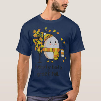 Humpty Had A Great Fall Funny Autumn Distressed Wa T-Shirt