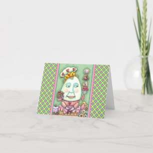 HUMPTY KING, HEARTS & CONFECTIONS, VALENTINE Blank Card