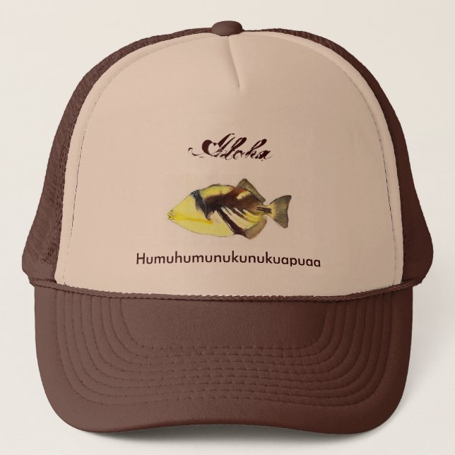 Humuhumunukunukuapuaa , Aloha Trucker Hat (Front)
