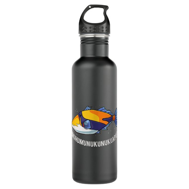 Humuhumunukunukuapua'a Hawaiian State Fish  710 Ml Water Bottle (Front)