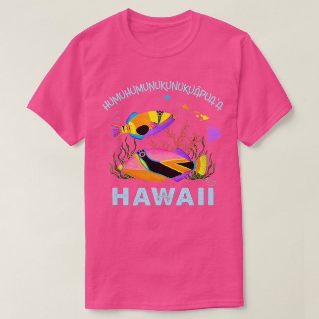 Humuhumunukunukuapuaa Hawaiian Tropical Fish  T-Shirt (Design Front)
