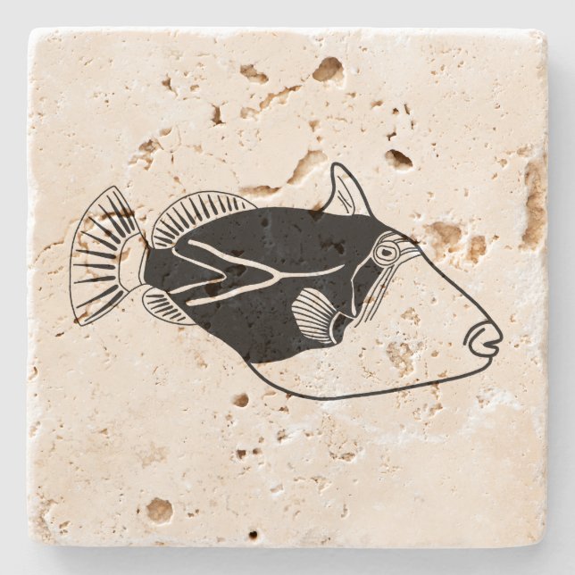 Humuhumunukunukuapua'a Stone Coaster (Front)