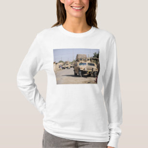 Humvee's conduct security during a patrol T-Shirt