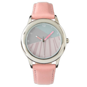 Hun girl clock watch