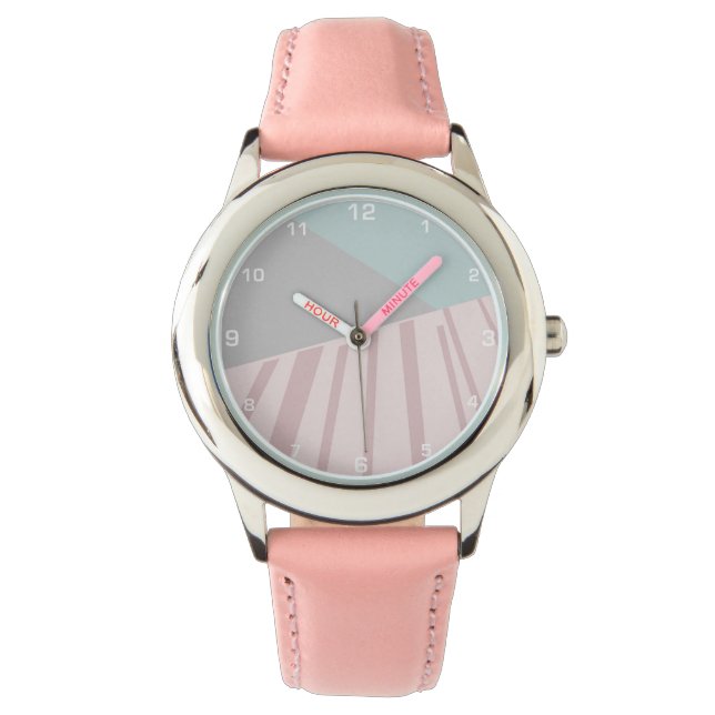 Hun girl clock watch (Front)