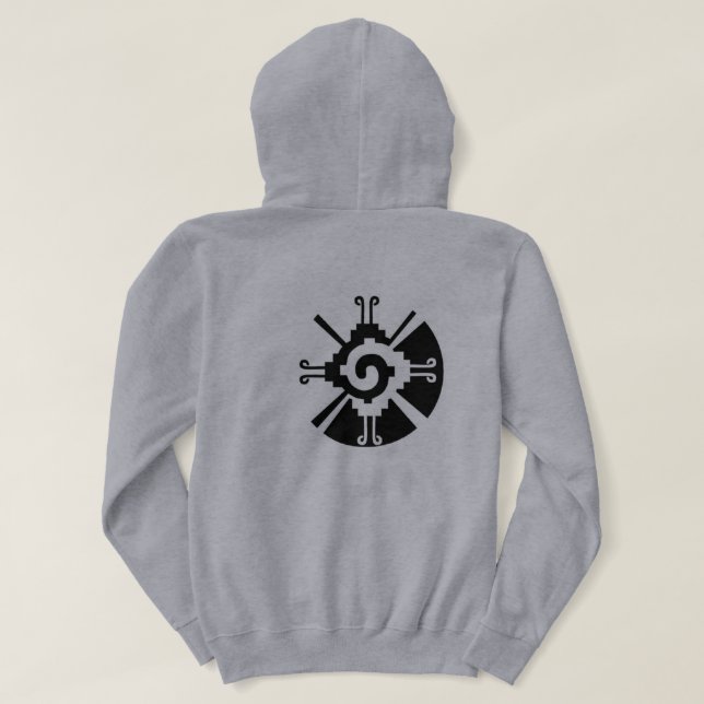 Hunab Ku - AKA "Mayan Galactic Butterfly Hoodie (Design Back)