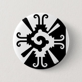 Hunab Ku-Black and White 6 Cm Round Badge