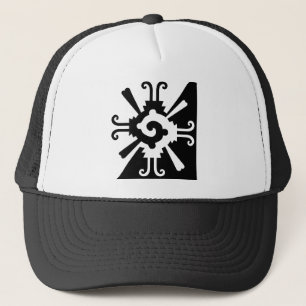 Hunab Ku-Black and White Trucker Hat