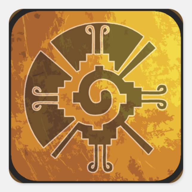 Hunab Ku Brown Stickers (Front)