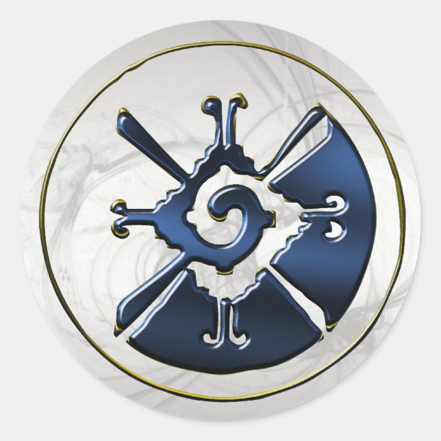 Hunab Ku Classic Round Sticker (Front)