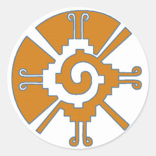 HUNAB KU CLASSIC ROUND STICKER