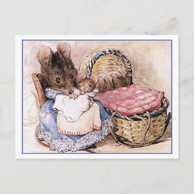 Hunca Munca and her Babies by Beatrix Potter Postcard (Front)
