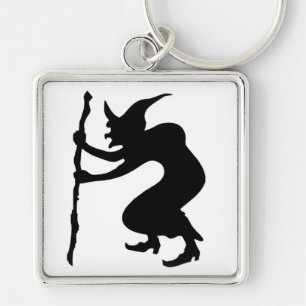 HUNCHBACK HALLOWEEN WITCH KEY RING