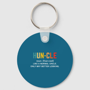 Huncle Definition Fathers Day Funny Uncle Vintage Key Ring