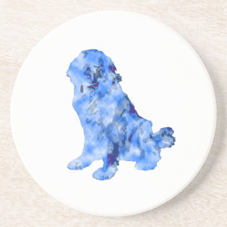 Hund blau coaster
