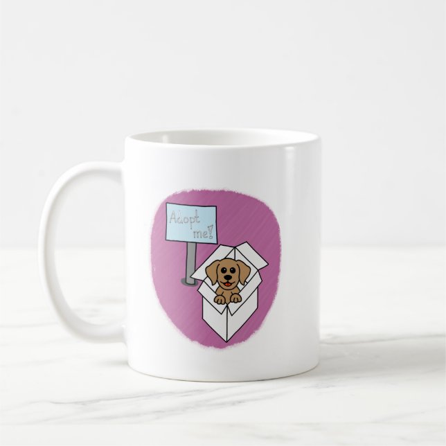 Hund sucht Zuhause Coffee Mug (Left)