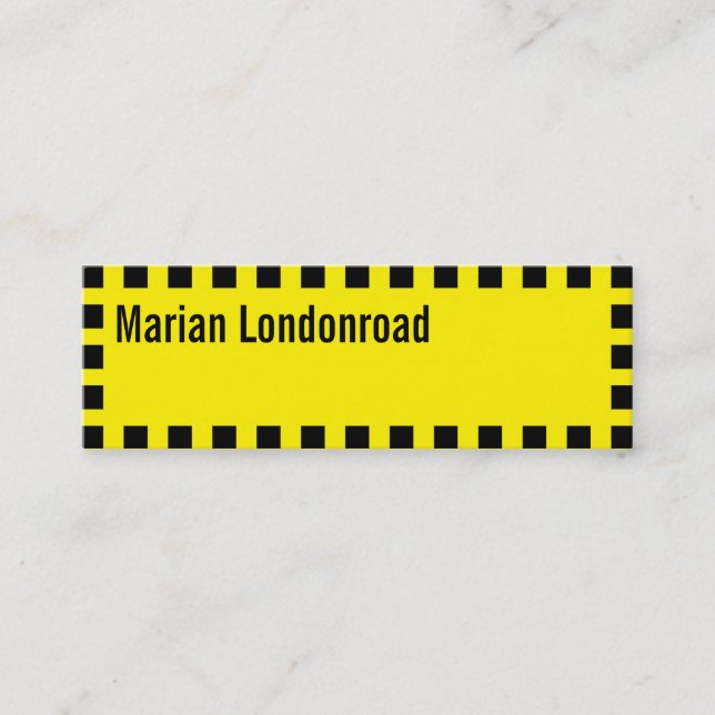 Hunde Taxi Mini Business Card (Front)