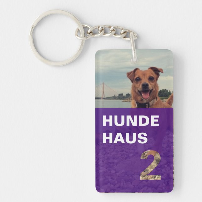 Hundehaus Schlüsselanhänger Key Ring (Front)