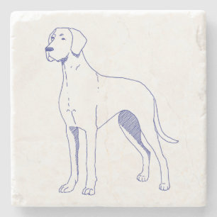 Hunderasse Deutsche Dogge Stone Coaster