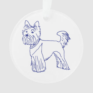Hunderasse Yorkshire Terrier Ornament
