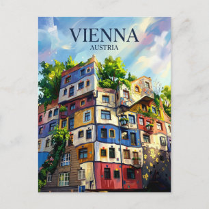 Hundertwasserhaus Austria Postcard