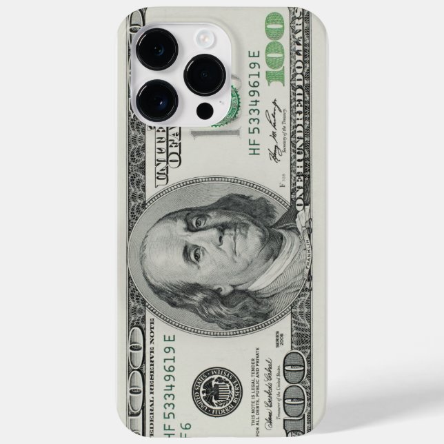 Hundred Dollar Bill Case-Mate iPhone Case (Back)